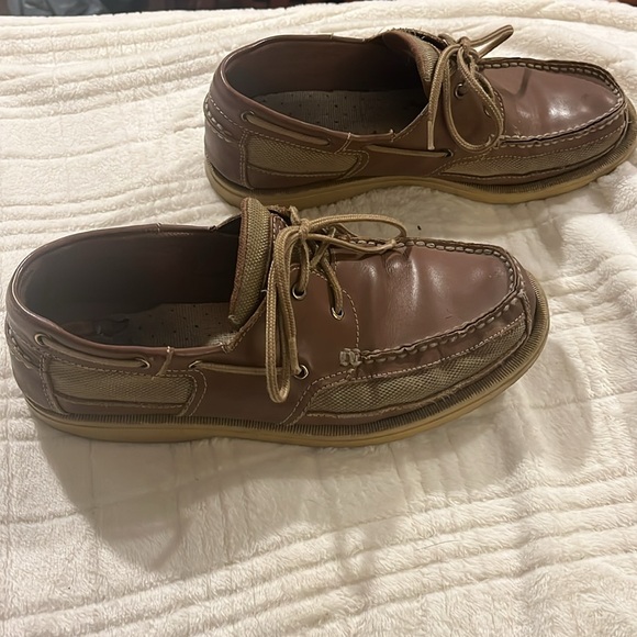 Vintage Rockport Captain Boat Shoe, approximately size 10.5 (no tag), Brown - Picture 3 of 9